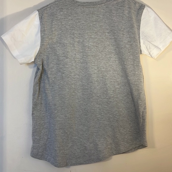 DKNY Short Sleeve Shirt. Glitter letters on front. - Picture 3 of 4